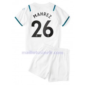 Maillot de Foot Manchester City Riyad Mahrez 26 Extérieur 2021-22 - Enfant